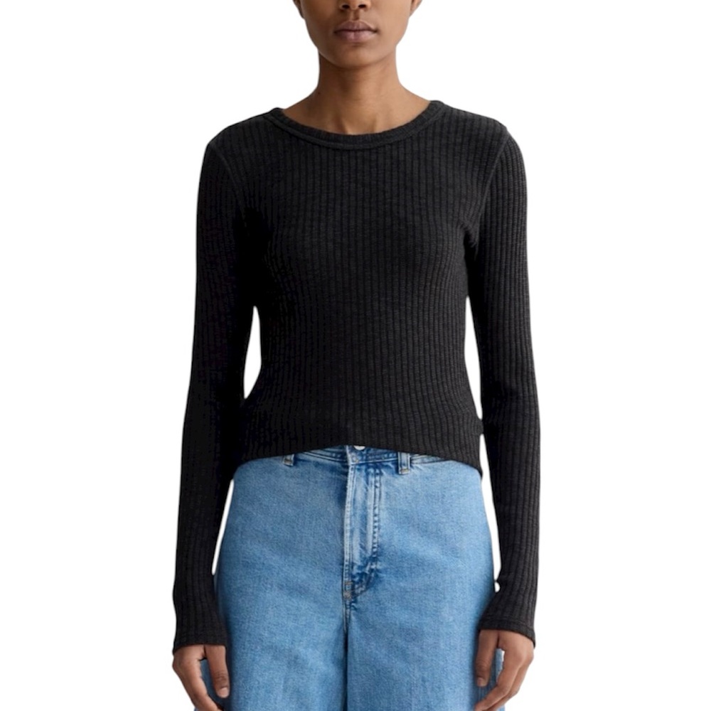 Everlane the cozy Rib Long Sleeve Top